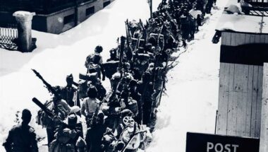 1941 400 NF Mitglieder Einzug nach Zermatt.